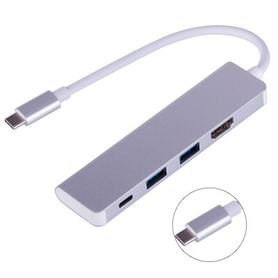 

USB C Hub Type C to HDMI USB30 Multi-Port Charging & Connecting 4 in1 Adapter Converter 1080P 273654