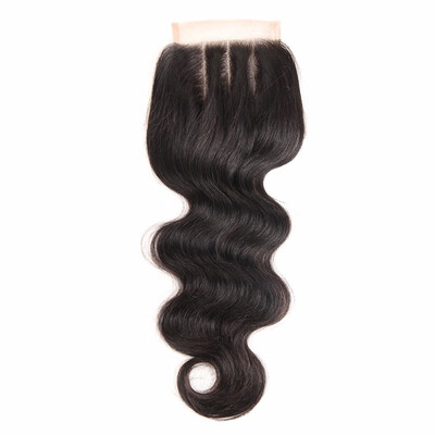 

Nami Hair Best Quality 4x4 Lace Closure Chinese Virgin Hair Body Wave Free Middle Three Part Human Hair Closure