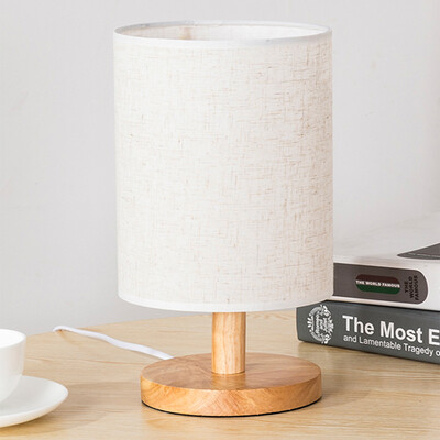 

Table Lamp Wood Modern Simple Style Home Beautiful Desk Light QH04