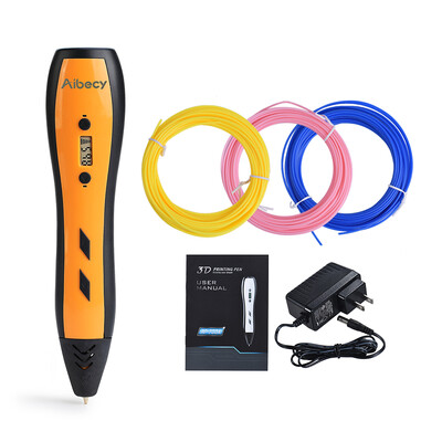 

Aibecy 3D Printing Pen LCD Display work with ABS PLA Filament for Kids Art Craft Drawing DIY Gift