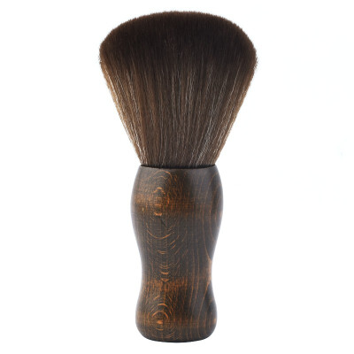 

Hairdressing Shaving Cleaning Hair Brush Wood Handle