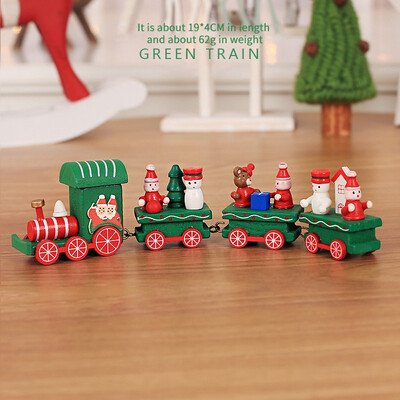 

NeillieN Christmas wooden trainsChristmas decorations Christmas gifts for childrens kindergartens Christmas ornaments gifts
