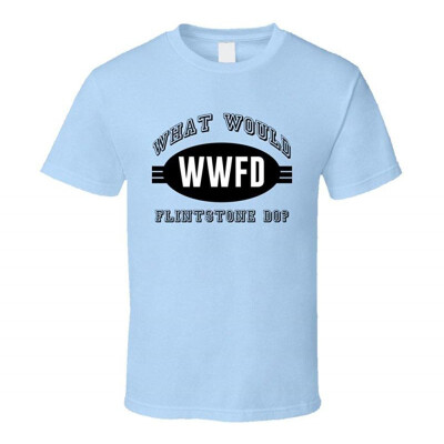 

Flintstone Do WWJD Parody Custom Name T Shirt