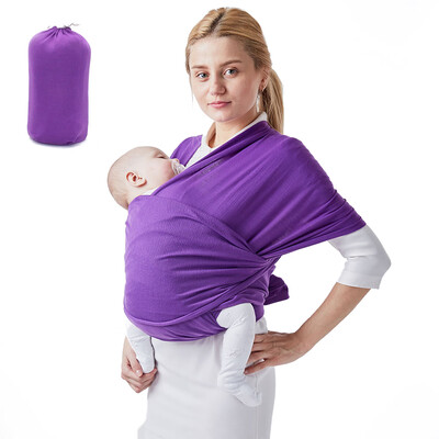 

Baby Wrap Carrier Stretchy Baby Sling Infant Carrier Nursing Cover For Infant Toddler Up to33 lbs Baby Shower Gift Rose