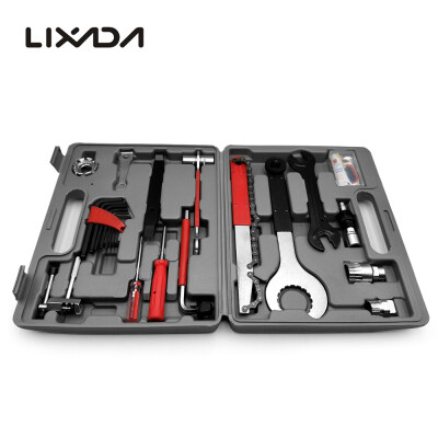 

Lixada Professional Universal Home Outdoor Multi-function Purpose Bike Bicycle Repair Tool Kit Set