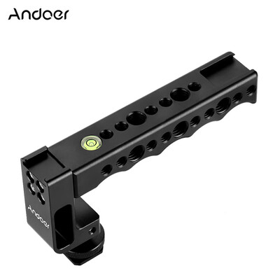 

Andoer Camera Top Handle Grip with Dual Cold Shoe Base for Canon EOS Nikon Sony A7 A9 Pentax Olympus DSLR