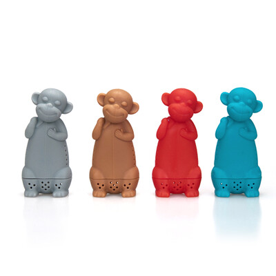 

Silicone Tea Infuser Lovely&Cute Animal Shape Easy to Use&Clean Innocuous to Human Random Color