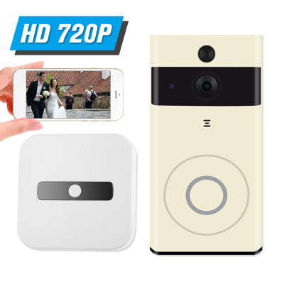 

WiFi Smart Wireless Security DoorBell Smart HD 720P Visual Intercom Recording Video Door Phone With Indoor Ding-Dong APP Remote Ho