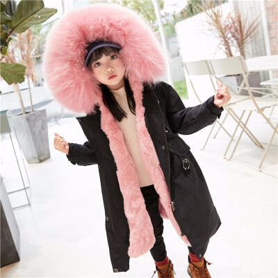 

Baby girl winter clothes winter girl jacket autumn baby girl jacket natural fox fur collar girl jacket discount warm childrens