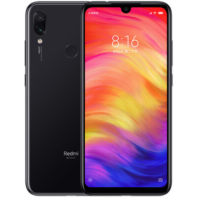 

Millet red rice Redmi Note7 AI double camera 6GB64GB bright black full Netcom 4G dual card dual standby water drop full screen photo game smartphone