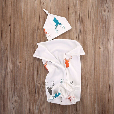 

Toddler Newborn Baby Boy Girl Deer Soft Stretch Wrap Swaddle Blanket Bath Towel