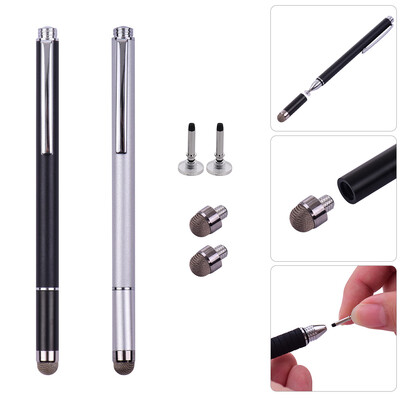 

Universal 2 in 1 Stylus Pens with Fiber Tip&Disc Tip Precision Touchscreen Pen for All Capacitive Cellphones Tablets Laptops P