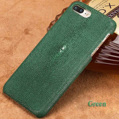 

Leather phone case iPhone5 6 7 8splus protective case high-grade pearl fish skin back cover all-inclusive for x xs max xrphonecase