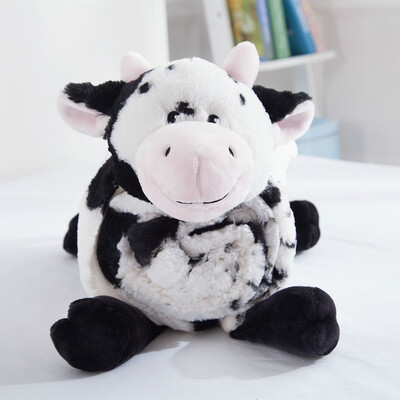 

Super Soft Blanket&Pillow Set for Children 76x110cm Blanket&30x35cm Pillow Multi-functional Knitted Cartoon Blankets