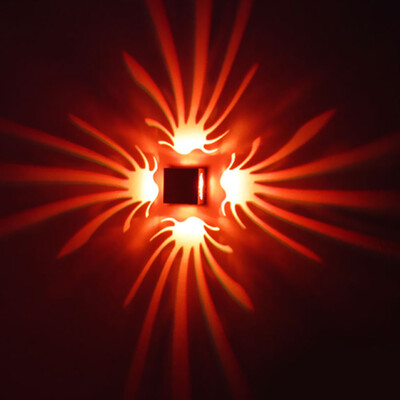 

AC 85 - 265V 3W 100LM Pteris LED Wall Lamp Bedroom Decorate Night Light
