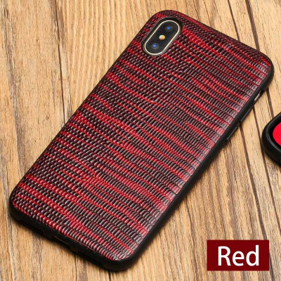 

Leather phone case iPhone5 6 7 8s plus protective shell personality lizard pattern all-inclusive for x xs max xr phone case