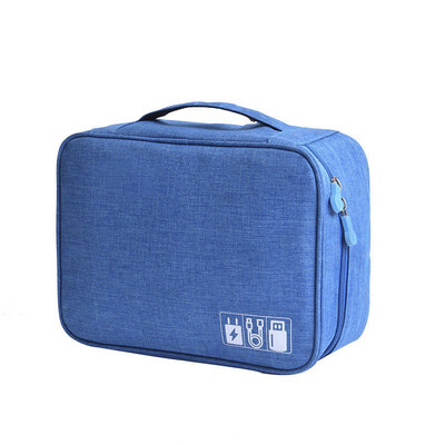 

Electronics Accessories Organizer Travel Storage Hand Bag Cable USB Drive Case