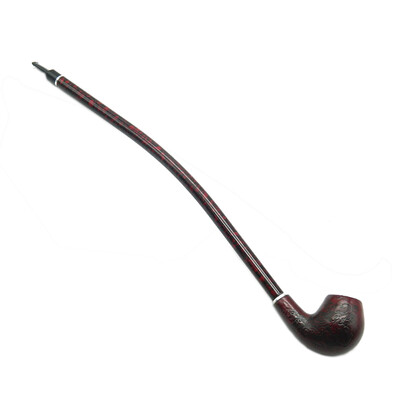 

Wooden Smoking Pipe 410MM Long Wood Cigar Pipes Fitting Holder Resin Tubes Hookah Accessories Tobacco Herb Pipe