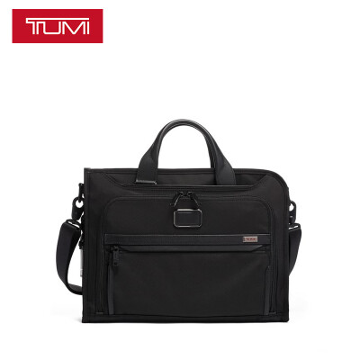 

TUMI way Alpha series mens briefcase computer bag 02603110D3 black