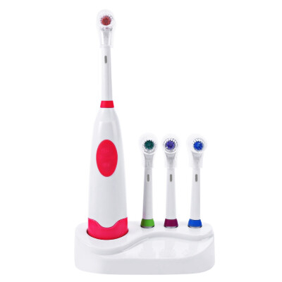 

Electric Toothbrush with 4 Brush Heads Oral Hygiene Dental Care Accessories