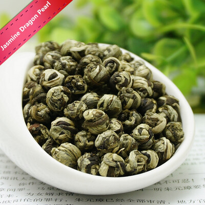 

Natural Organic China Jasmine Dragon Pearl Green Tea Slimming Flower Kung Fu Tea Health Care