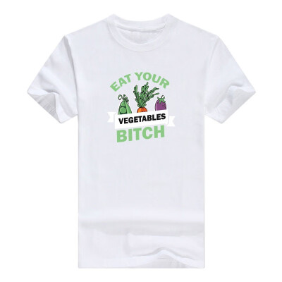 

Funny Foodie Gifts Eat Your Vegetables Expletive Juniors Top Men s T-Shirt