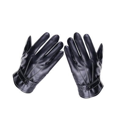 

Men Screen-Touching Leather Gloves Winter Fashion Warm-Keeping Gloves Cold Weather Windproof Gloves