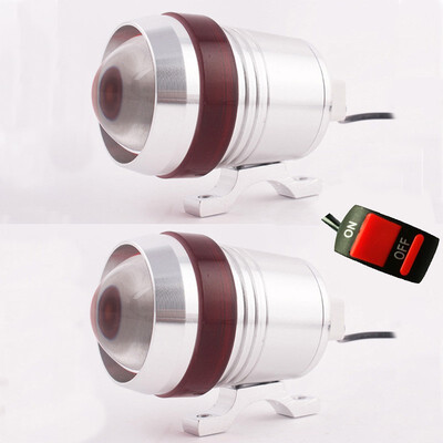 

2PCS Motorcycle U3 Headlights 12V 30W super bright Headlamp DRL motor Spotlight auxiliary Driving Light
