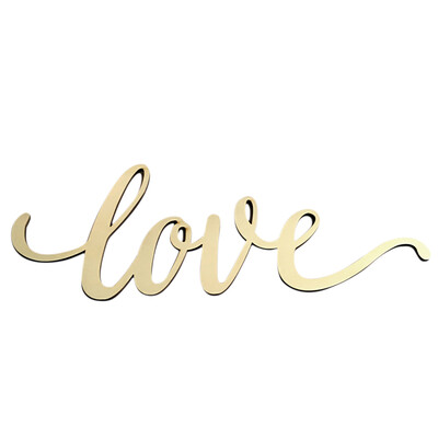 

Home Decor Wall Wood Sign Wooden Letters Alphabet Word Decoration for Wedding Party Birthday Style 2 Love Letter