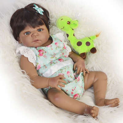 

23 Inch Reborn Alive Doll Full Body Silicone 57 cm Lifelike Princess Baby Toy Doll DIY Hair Childrens Day Gift Kid Play