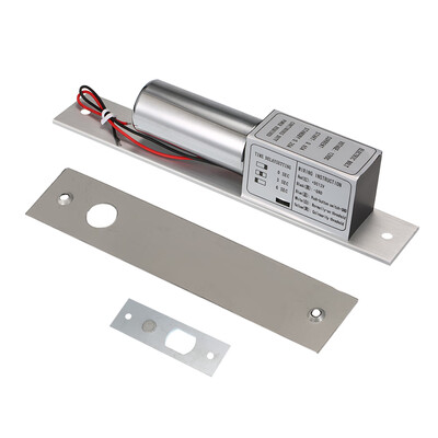 

2 Wires Metal Electric Bolt Lock Low Temperature with Time Delay Function DC12V Electronic Bolt Drop Door Lock Aluminium Alloy for