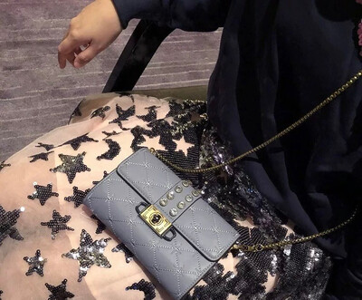 

2019 New Design Women Fashion Chic Girl New pattern Rhinestone diamond Chain bag young ladies handbag