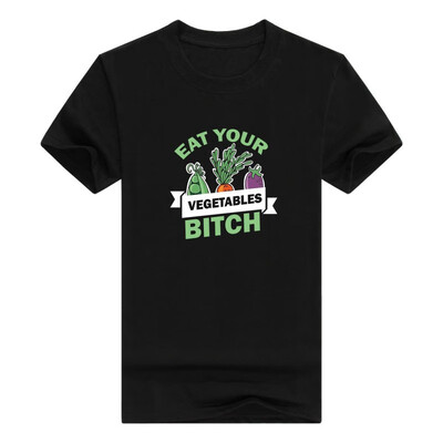 

Funny Foodie Gifts Eat Your Vegetables Expletive Juniors Top Men s T-Shirt