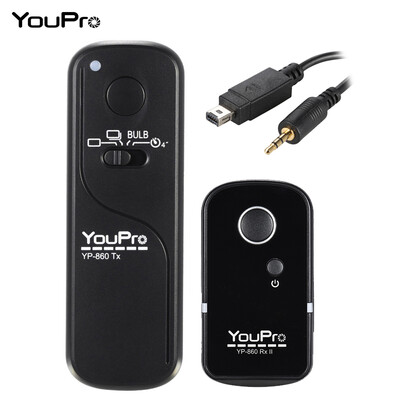 

YouPro YP-860 S2 24G Wireless Remote Control Shutter Release Transmitter Receiver for Sony A58 A7R A7 A7II A7RII A7SII A7S A6000
