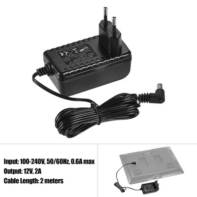 

YONGNUO 12V 2A Standard Power Adapter with