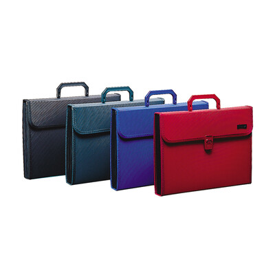 

Coix A4 organ bag 12 grid easy to class portable blue KF412TJ