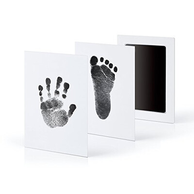 

Newborn Baby Handprint Inkless Touch Non-Toxic Inkpad DIY Photo Frame Infant Hand&Footprint Souvenirs