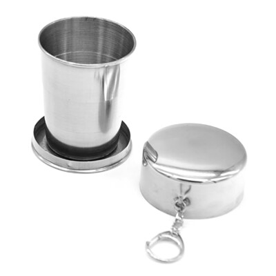 

Stainless Steel Camping Folding Cup Portable Outdoor Travel Demountable Collapsible Cups