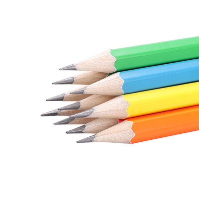

Sanmu SUNWOOD HB 12 sticks hexagonal color pencil with pencil sharpener 5731