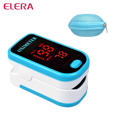 

New Finger Pulse Oximeter With Case Fingertip Oximetro de pulso de dedo LED Pulse Oximeters Saturator Pulsioximetro