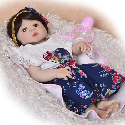 

Collectible 23 Inch Realistic Baby Alive Dolls Whole Silicone Lifelike Reborn Newborn Babies Dolls Children Birthday Xmas Gifts