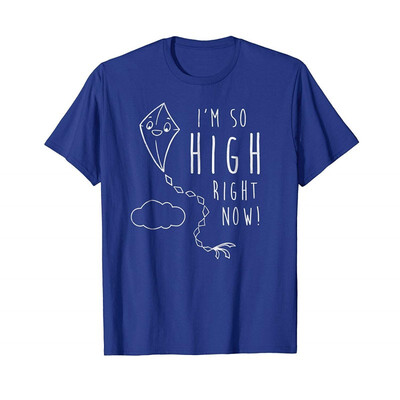 

Funny Im So High Right Now T-Shirt Kite Flying Tee