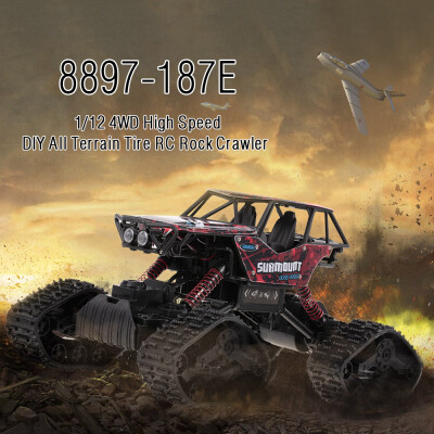 

YONGXIANG TOYS 8897-187E 112 24G 4WD DIY Tire All Terrain High Speed RC Rock Crawler