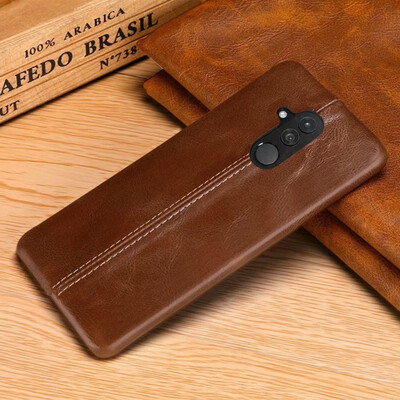 

Luxury Genuine Leather Cover For Huawei Mate20 Lite Back Case for Huawei Mate20 Retro Mobile Phone case For Mate20 Pro Mate20X