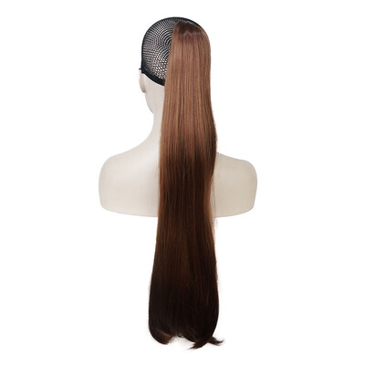 

StrongBeauty Claw Clip Ponytail Long straight Hairpiece Synthetic Hair Extension