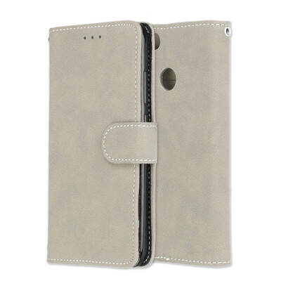 

MOONCASE Millet Mi A1 Mi 5X Vintage Scrub 3 Card Case - Gray