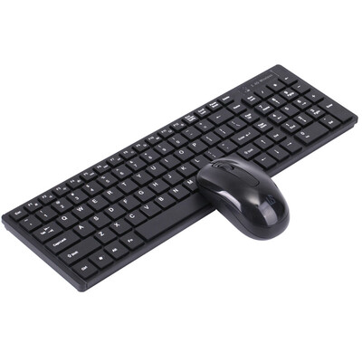 

Ling snake wireless keyboard&mouse set wireless mouse keyboard set chocolate ultra-thin key cap office set MK316 black