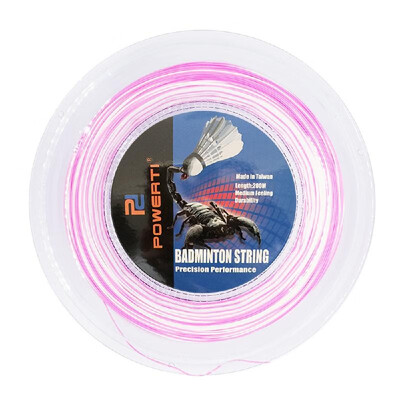 

600FT 07mm Bicolor Badminton String Colorful Bright Indoor Outdoor Badminton Training Racket String Resilient Replacement Badmint