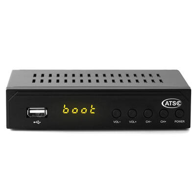 

Leelbox Digital Converter Box for Analog TV 1080P ATSC Converters with Recording Pause Live TV Multimedia Playback HDTV Set Top