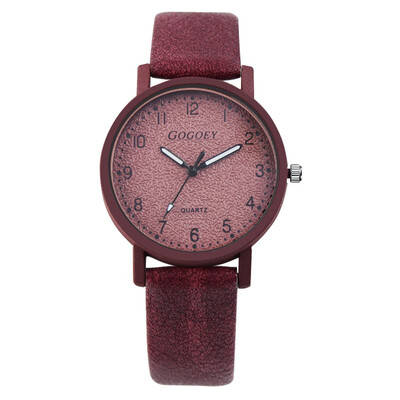 

Top Brand Womens Watches Fashion Leather Wrist Watch
